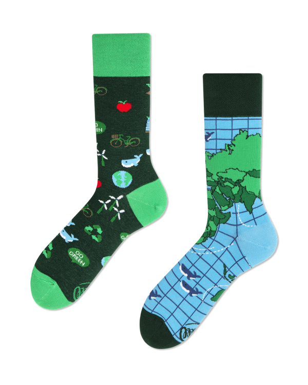 Socken: SAVE THE PLANET - Many Mornings Schn?ppchen