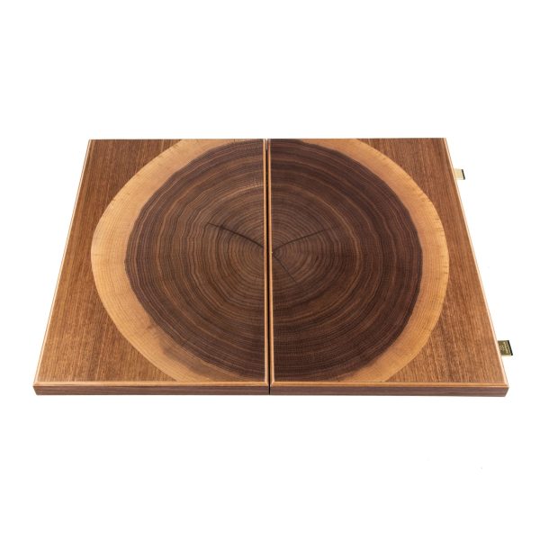 Backgammon Walnuss-Stamm (groß) Online